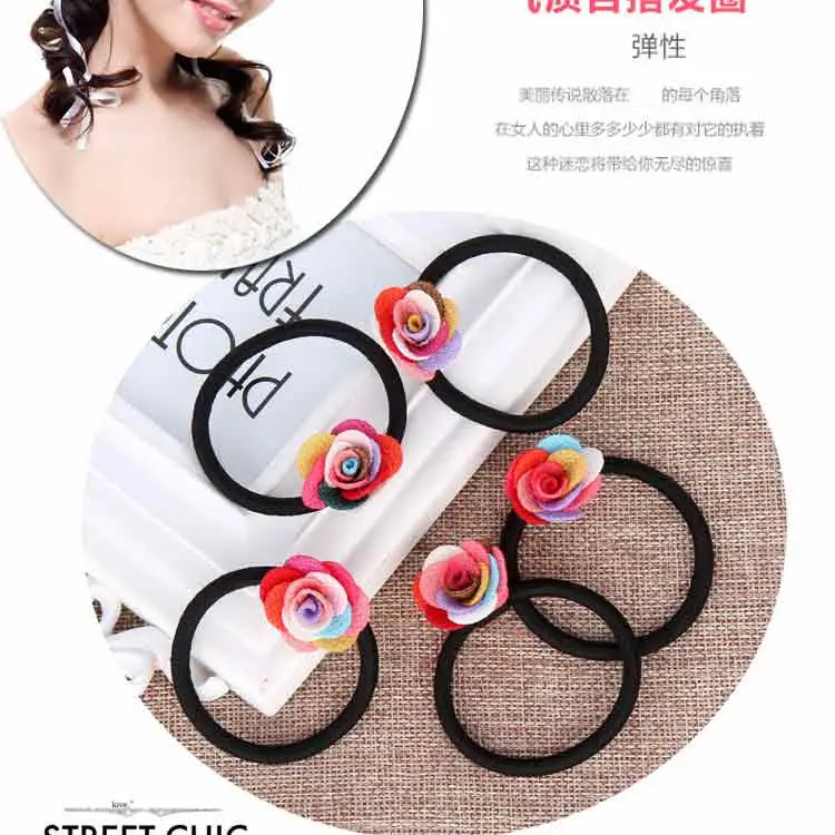 10 Pack Double Layer Rainbow Hair Bands — feature 8