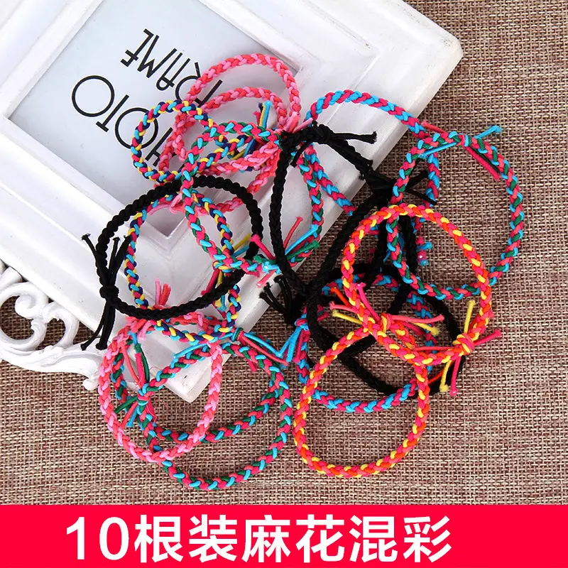 10 Pack Double Layer Rainbow Hair Bands - Image 21