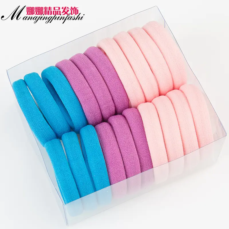10 Pack Double Layer Rainbow Hair Bands - Image 4
