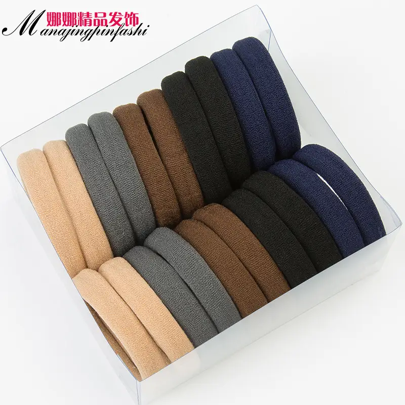 10 Pack Double Layer Rainbow Hair Bands - Image 7