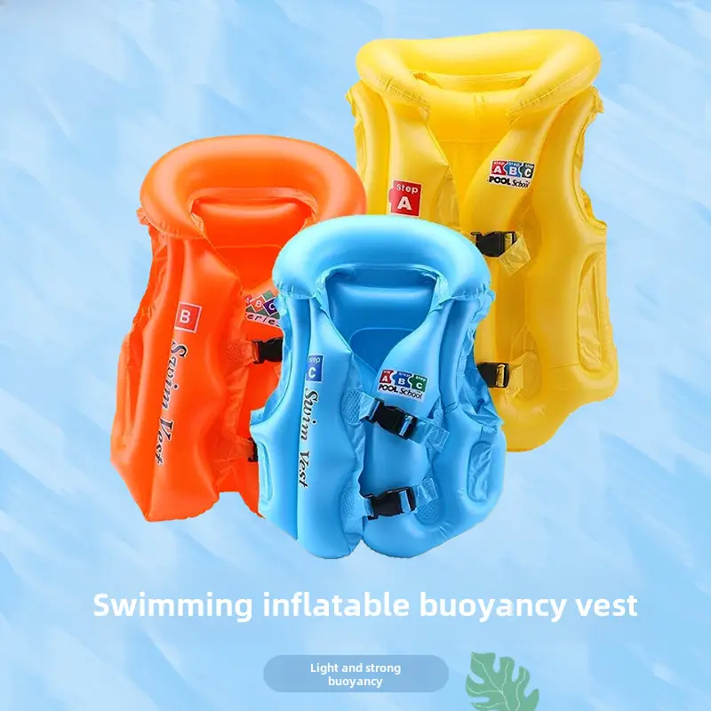 Mingyuan Thickened Children's Life Jacket Swimsuit Children's Inflatable Vest Buoyancy Swimsuit Inflatable Swimming Equipment
