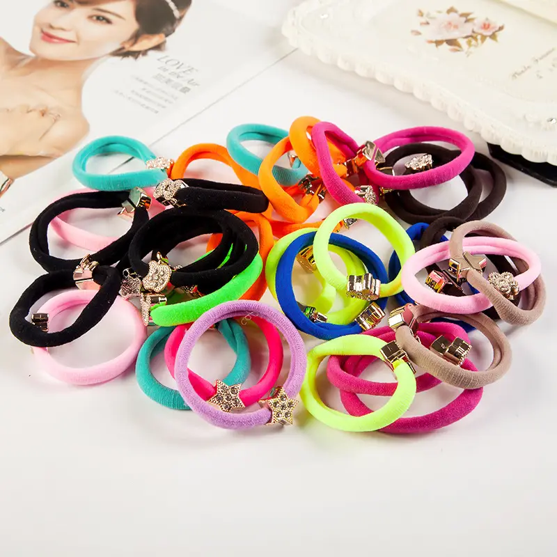 Black Rubber Head Rope for Women's Hair Styling - Image 12