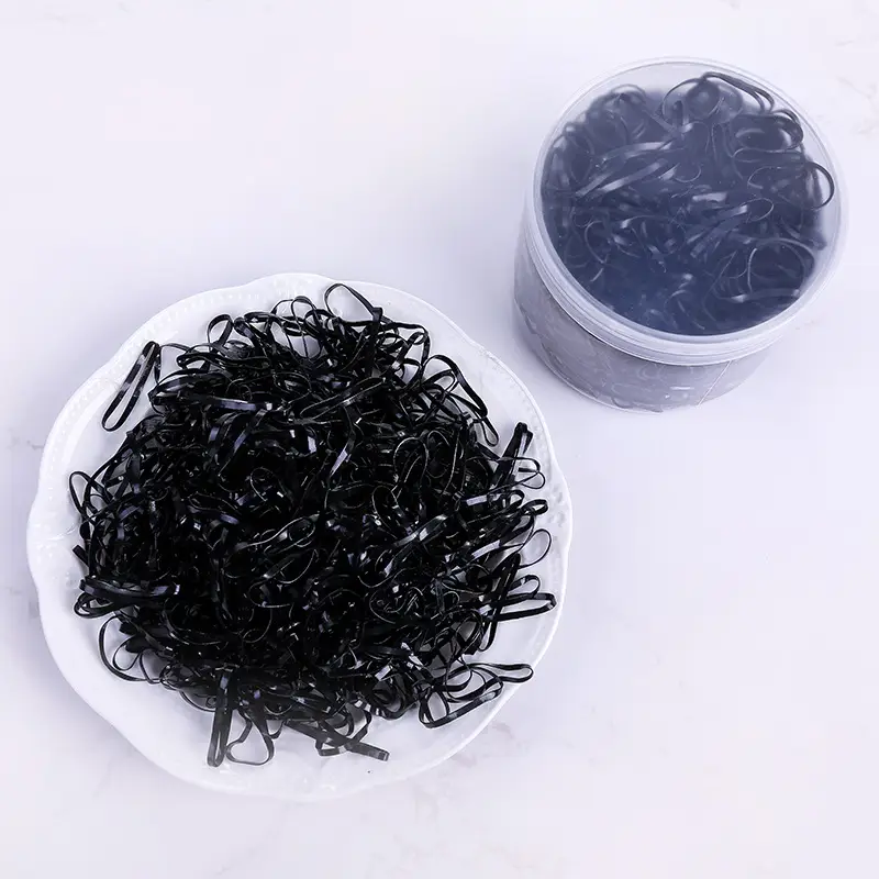 Disposable Baby Hair Ropes Rainbow Rubber Bands
