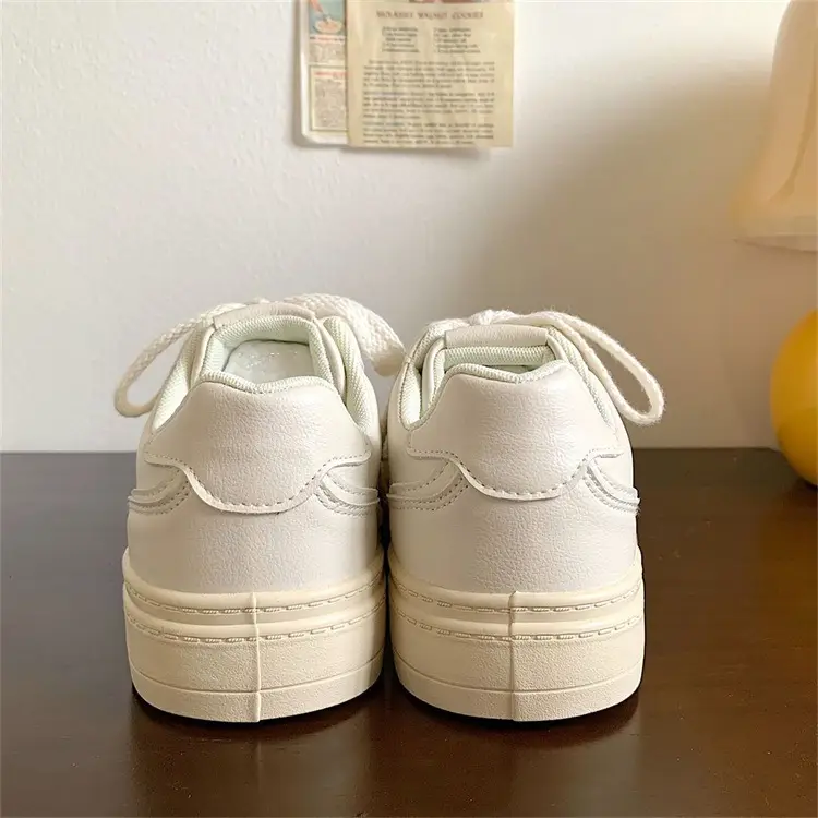 Women's White Black Platform Sneakers 2023 Spring — feature 6