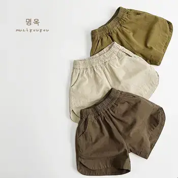 Gray Cotton Short Sleeve T-Shirt for Boys Girls — feature 6