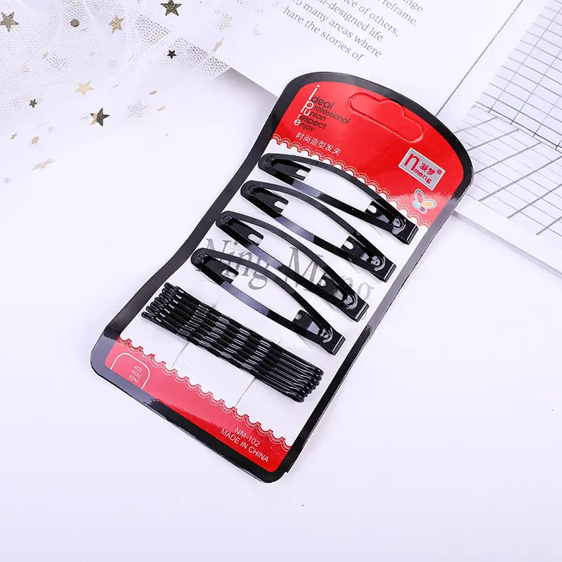 Black Clip for Girls Hair Bangs & Headwear - Image 5