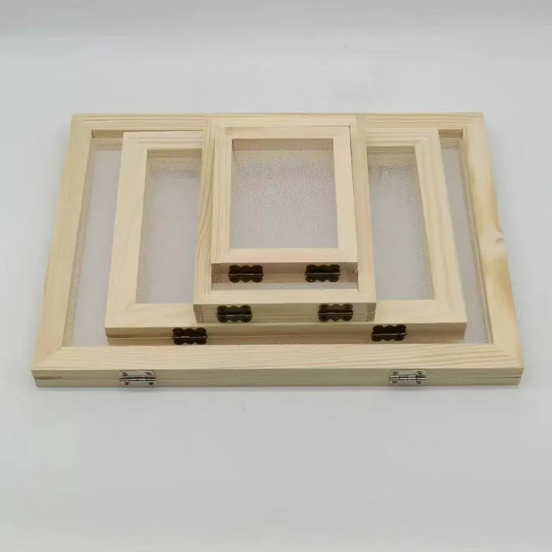 Wooden Paper Frame Double Net Design for Kids DIY - Image 9
