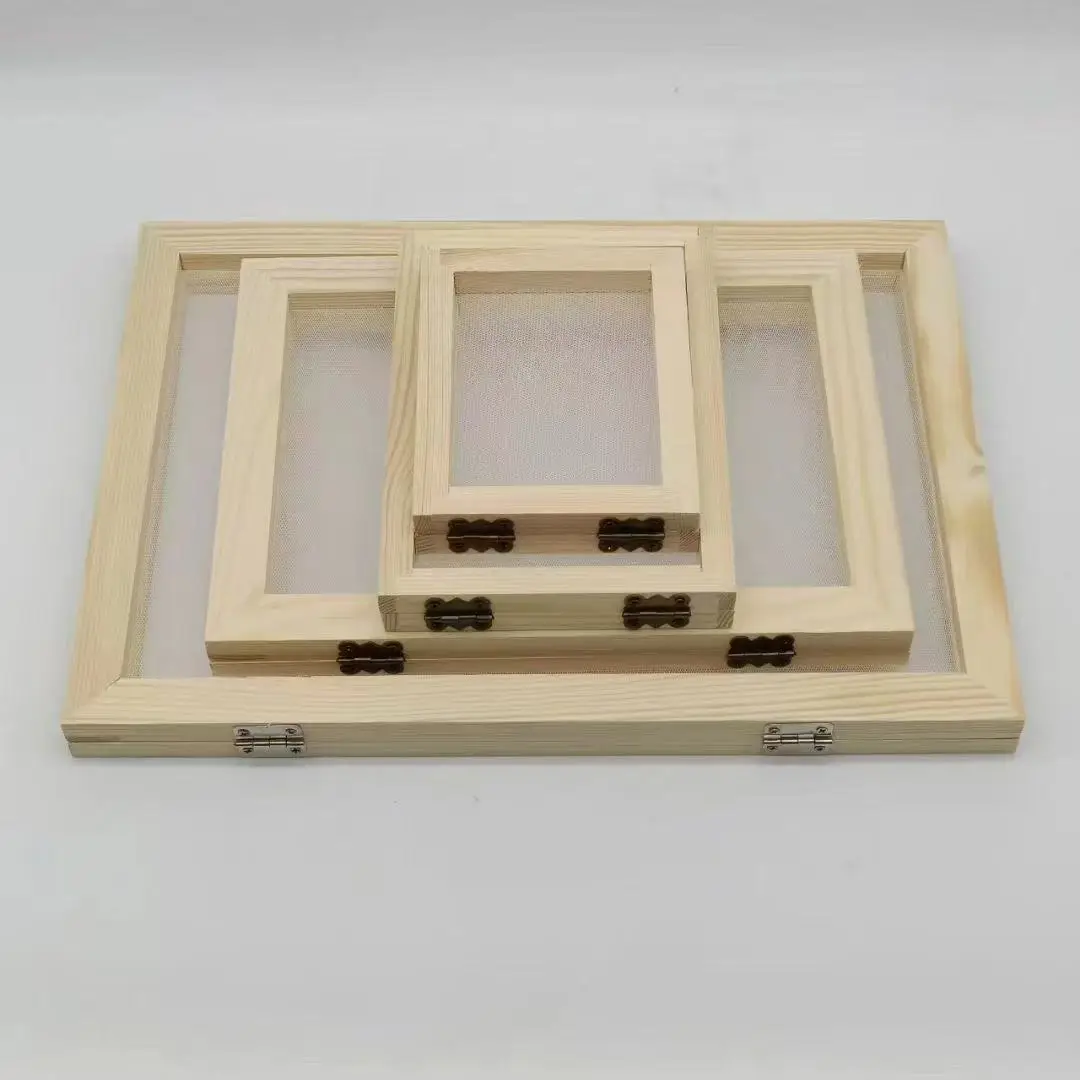 Wooden Paper Frame Double Net Design for Kids DIY — feature 3