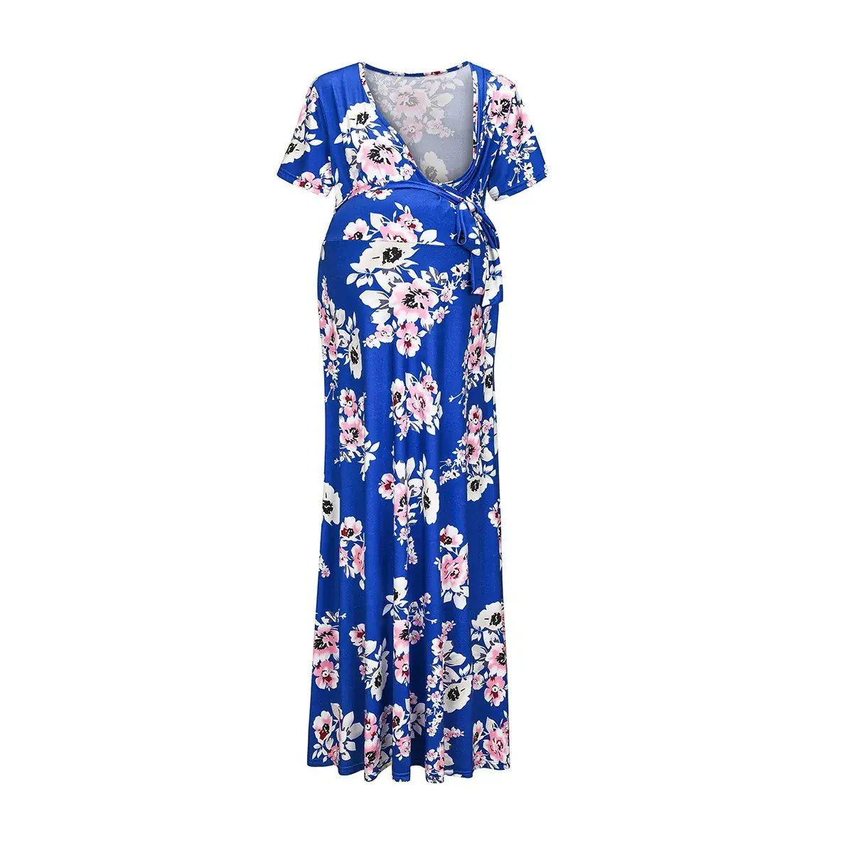 2023 Printed Belted Nursing Dress for Women