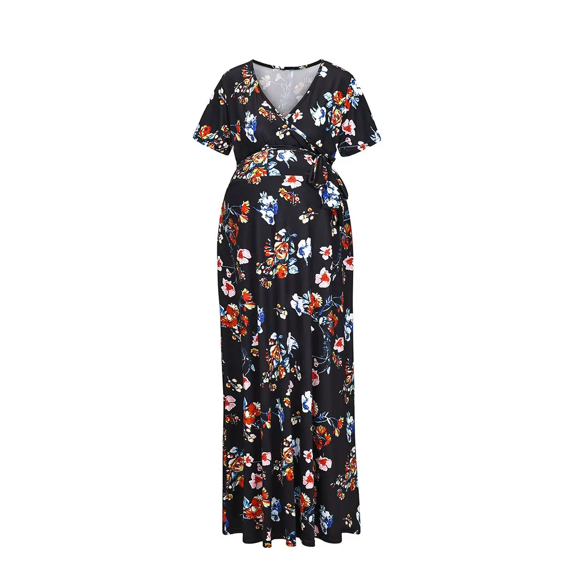 2023 Printed Belted Nursing Dress for Women — feature 10