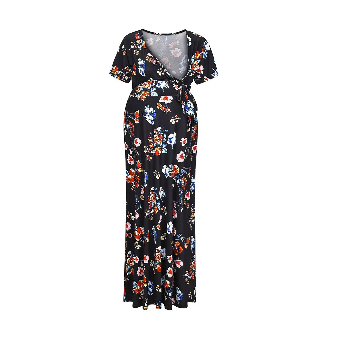 2023 Printed Belted Nursing Dress for Women — feature 11