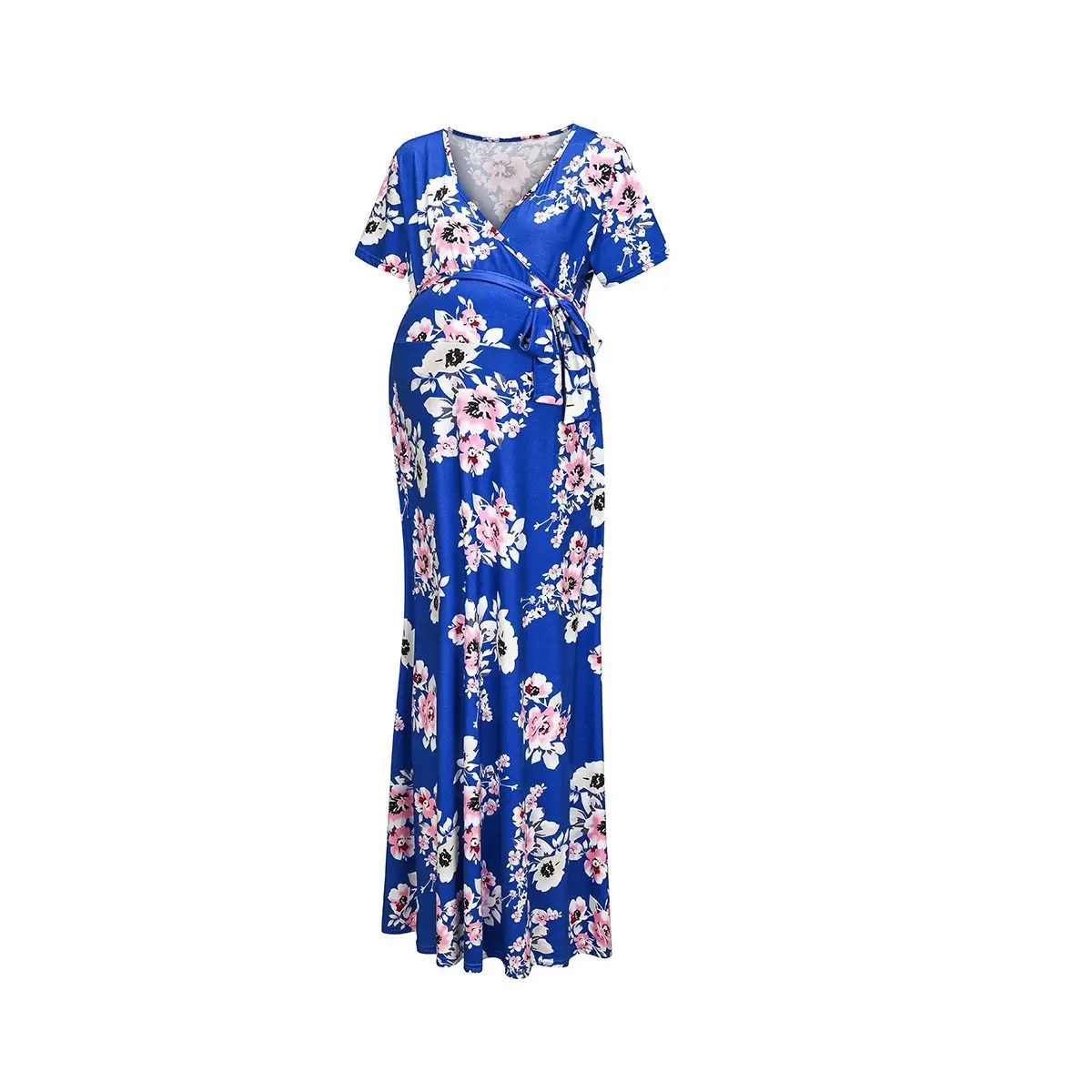 2023 Printed Belted Nursing Dress for Women — feature 12