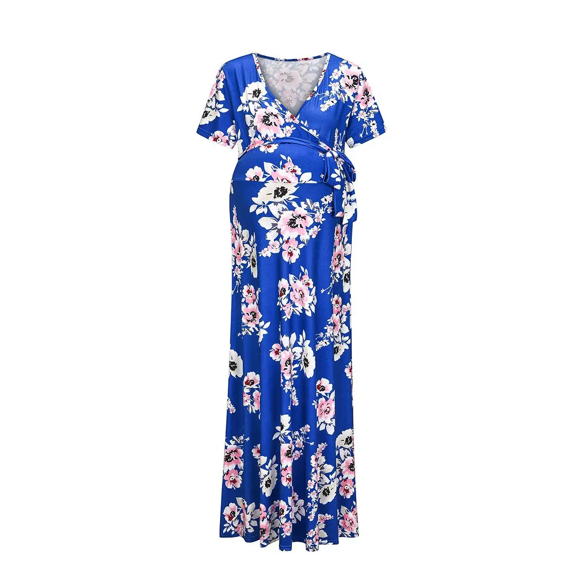 2023 Printed Belted Nursing Dress for Women — feature 15