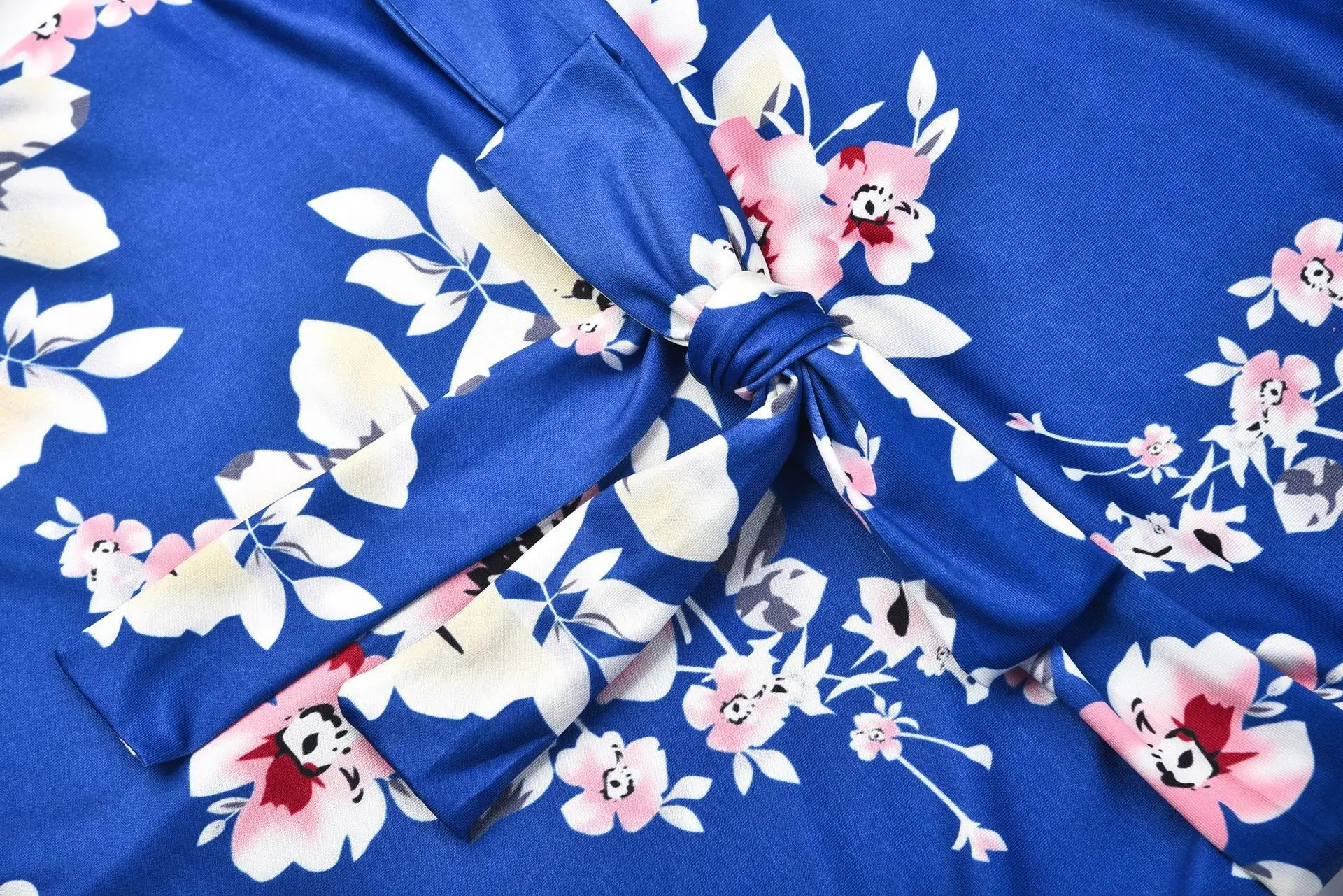 2023 Printed Belted Nursing Dress for Women — feature 17
