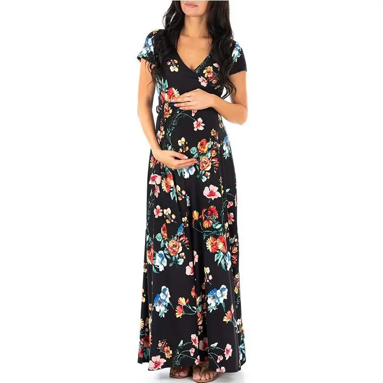2023 Printed Belted Nursing Dress for Women — feature 5