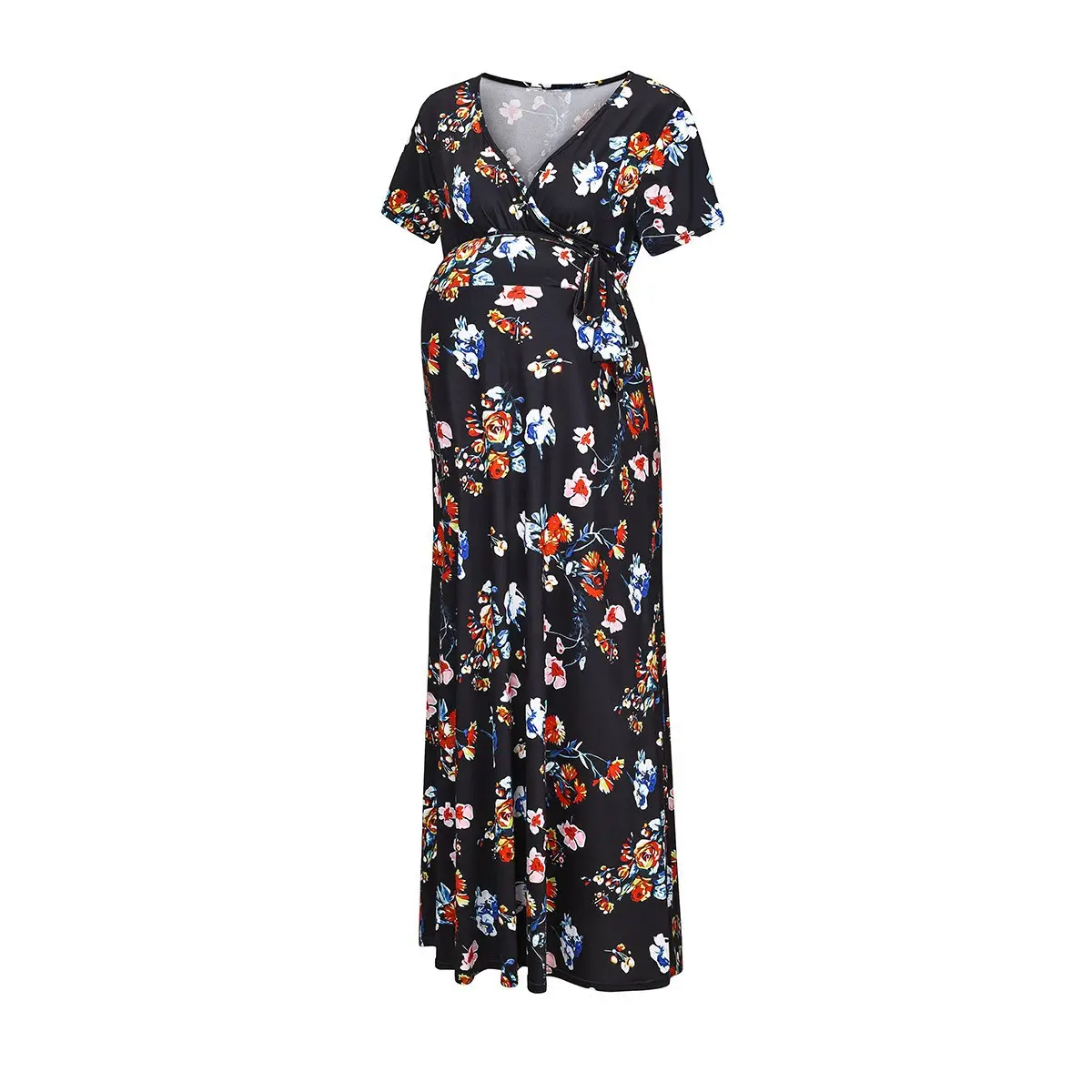 2023 Printed Belted Nursing Dress for Women — feature 6