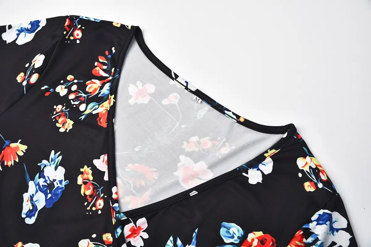 2023 Printed Belted Nursing Dress for Women — feature 9