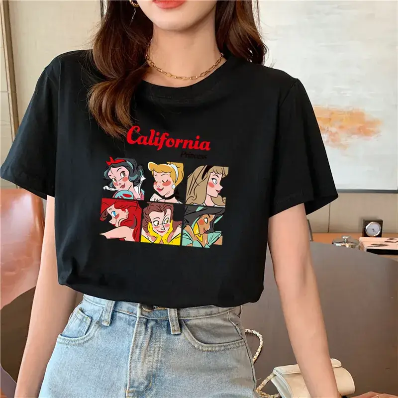Women's Printed White Cotton T-Shirt with Student Design