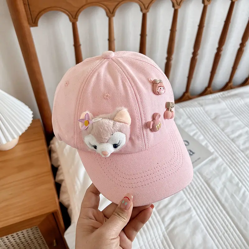 Purple Bunny Cap for Girls Boys Sun Hat - Image 5