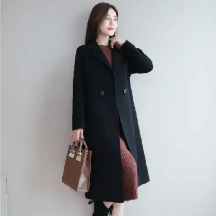 Women Woolen Coat Royal Sister Spring Autumn Mid-Length - Image 7