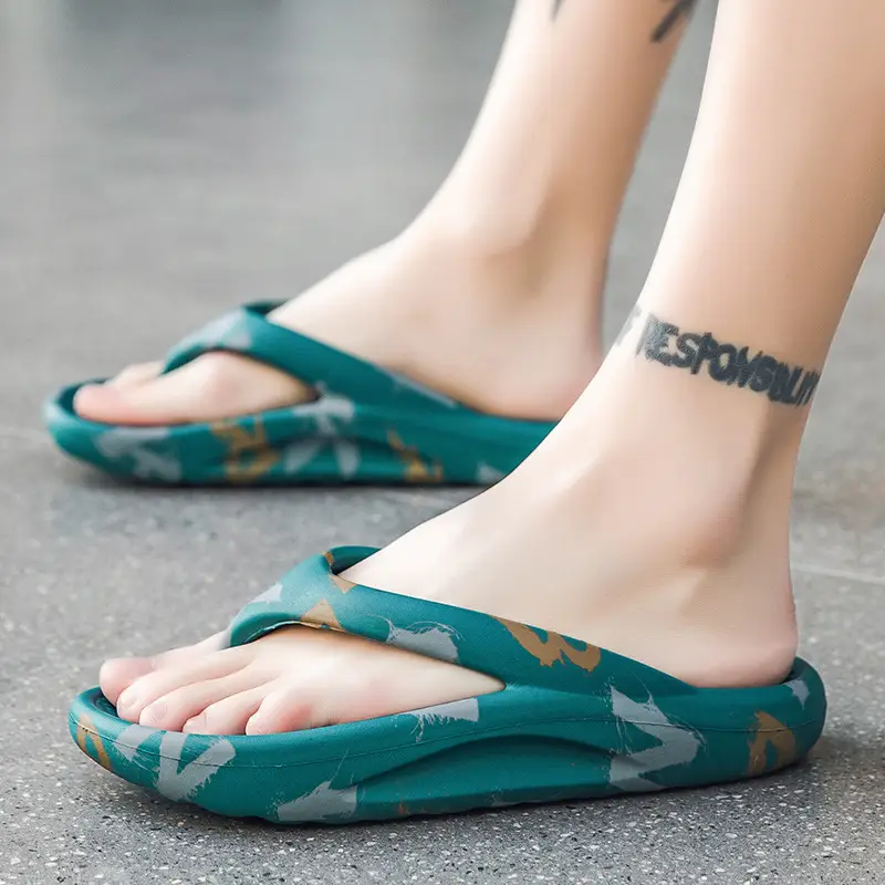 2025 Men Camo Eco-Friendly Camo Flip Flops Large