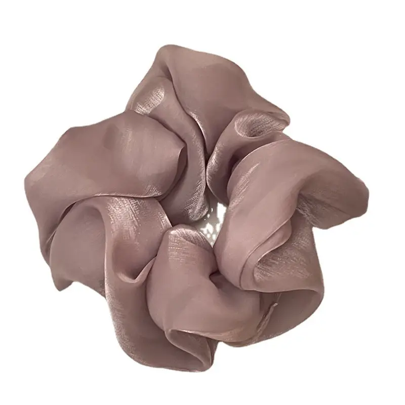 Dark Purple Lazy Fluffy Scrunchie for Women - Image 7