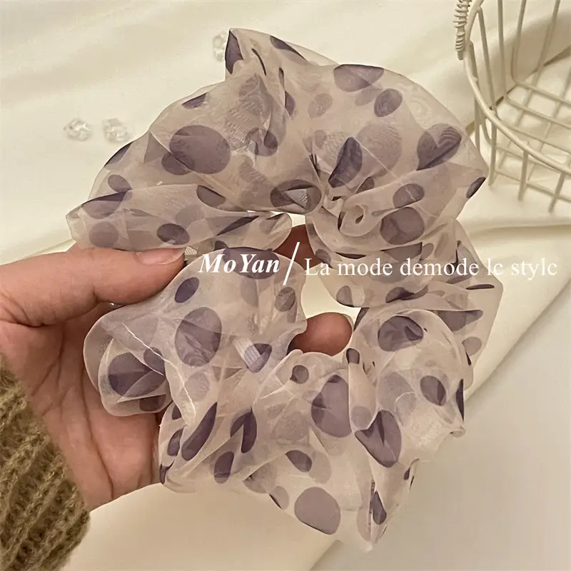Dark Purple Lazy Fluffy Scrunchie for Women — feature 15