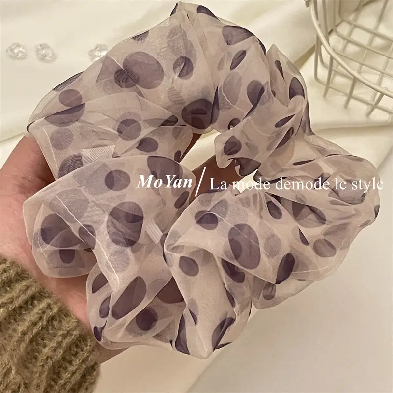 Dark Purple Lazy Fluffy Scrunchie for Women — feature 17