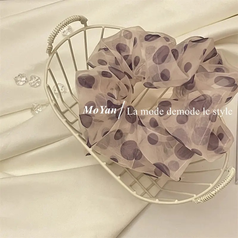 Dark Purple Lazy Fluffy Scrunchie for Women — feature 9