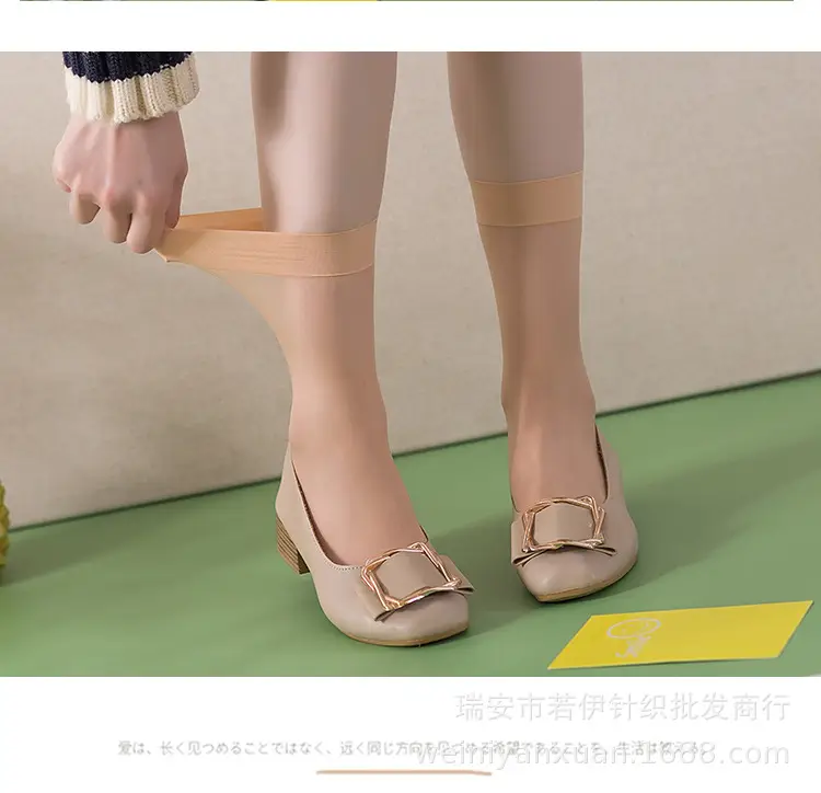 Women's Silk Anti-Slip Foot Bottom Shortens 2168 — feature 15