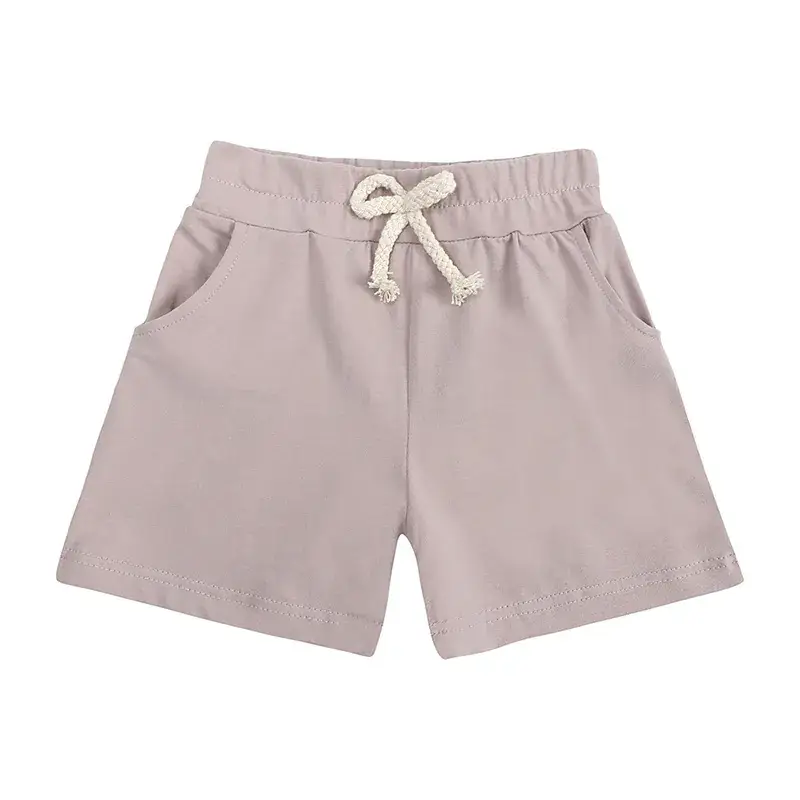 Kids Cotton Shorts Pink Summer Korean Style - Image 3