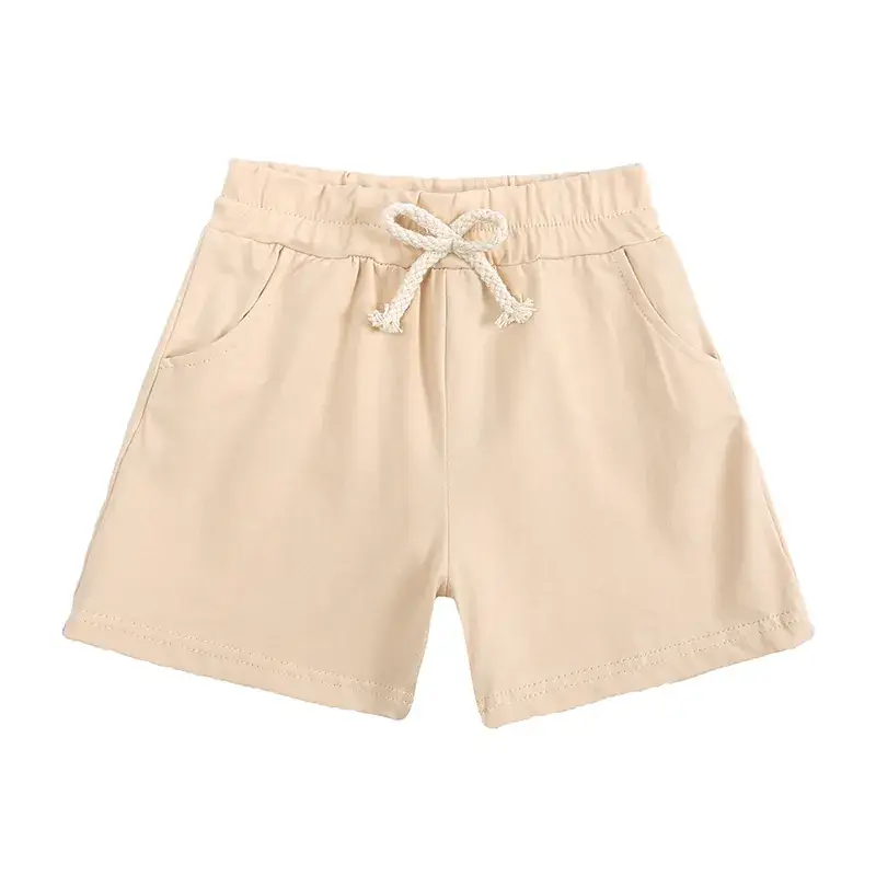 Kids Cotton Shorts Pink Summer Korean Style - Image 4