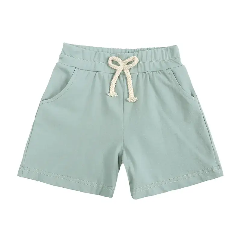 Kids Cotton Shorts Pink Summer Korean Style - Image 5