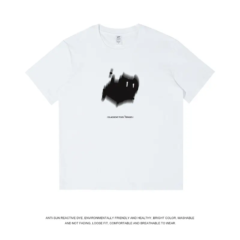 Men Pure Cotton Cartoon T-Shirt Light Grey - Image 10