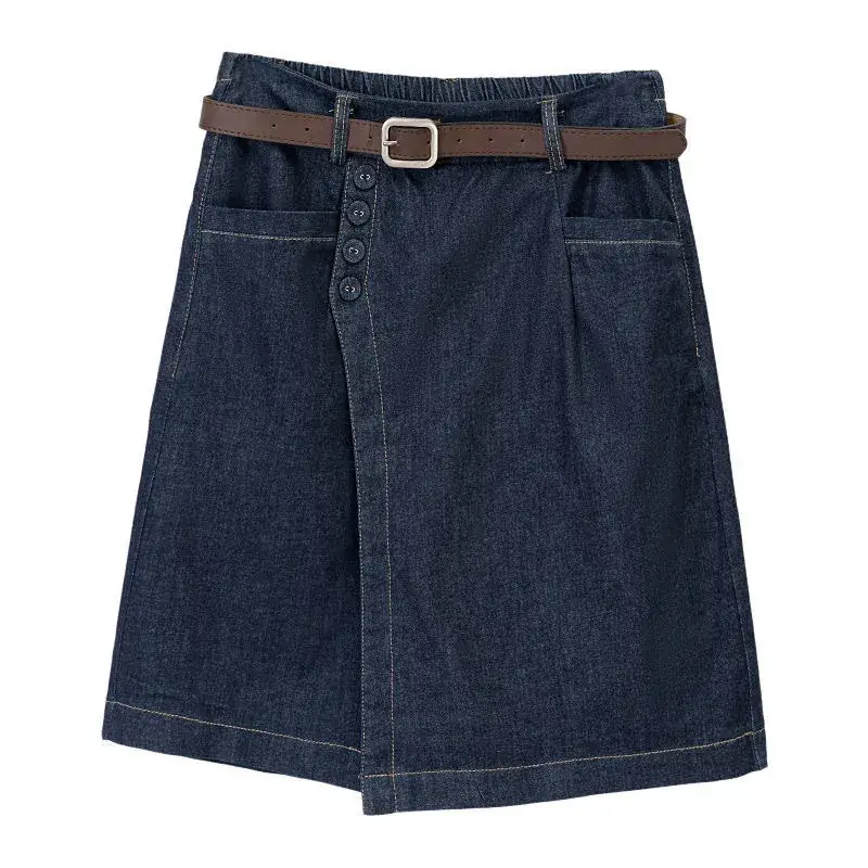 Women Denim Wide Leg Shorts 2024 New Style - Image 5