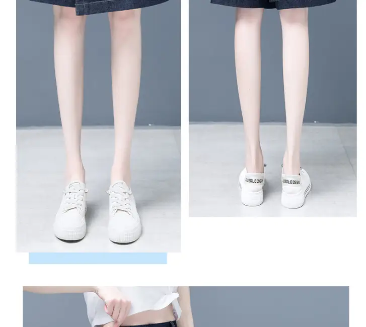 Women Denim Wide Leg Shorts 2024 New Style — feature 27