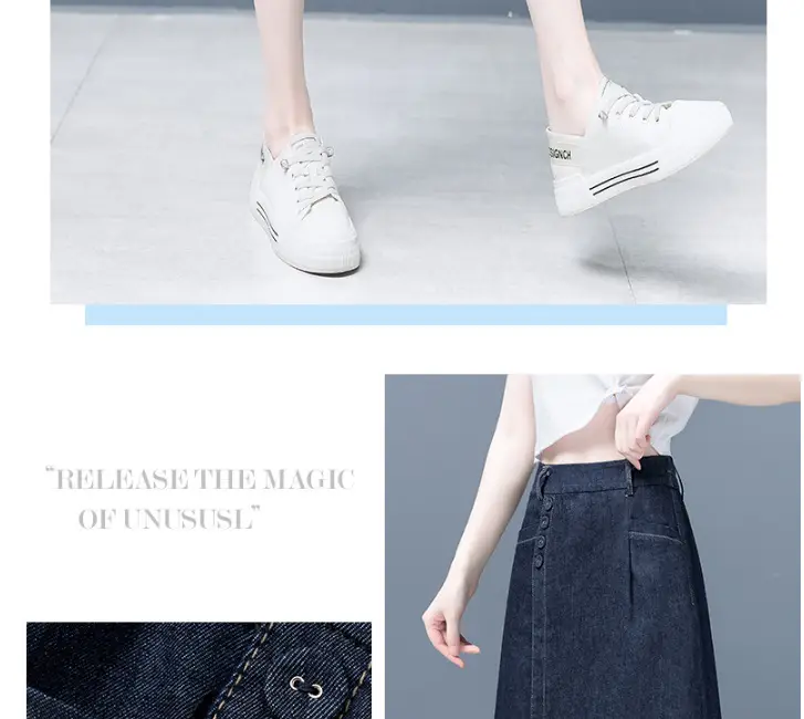 Women Denim Wide Leg Shorts 2024 New Style — feature 29