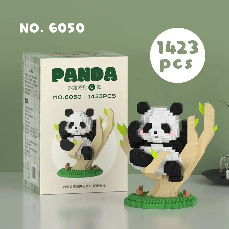 Giant Panda Fruit Building Blocks for Kids - Image 2