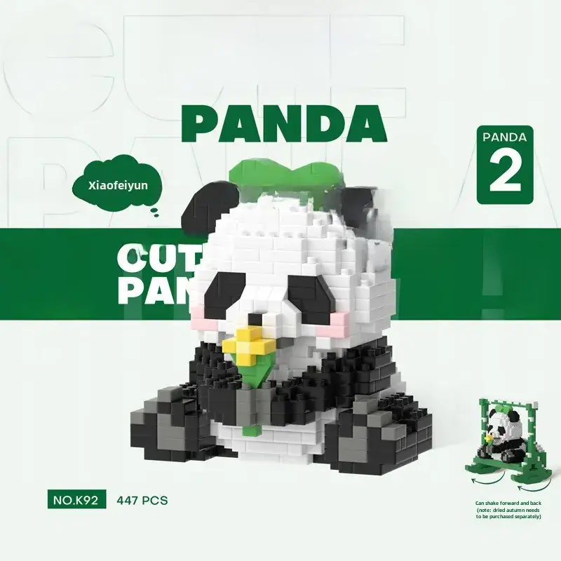 Giant Panda Fruit Building Blocks for Kids - Image 20