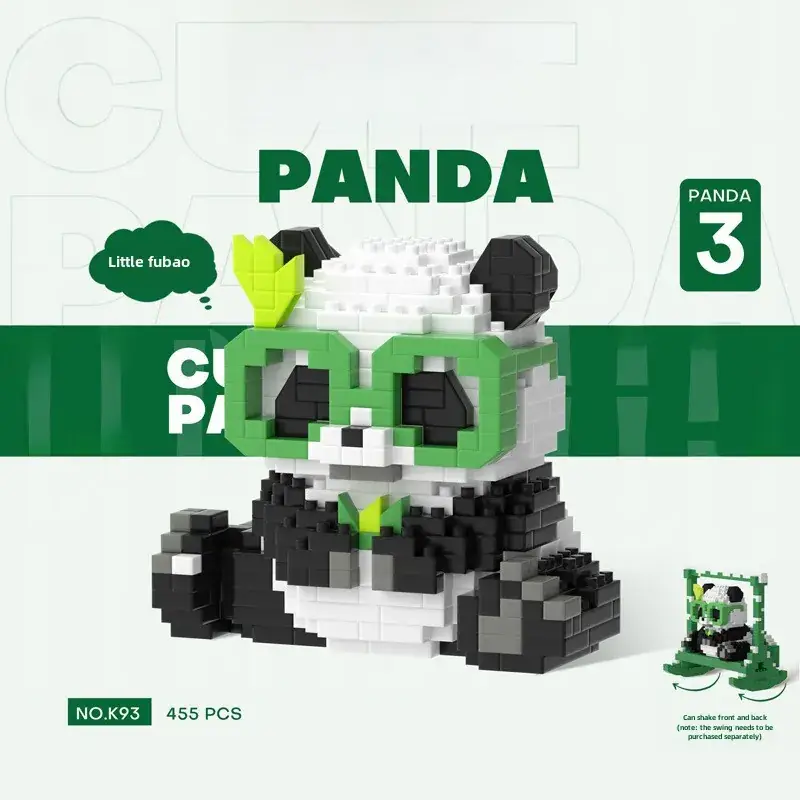 Giant Panda Fruit Building Blocks for Kids - Image 21