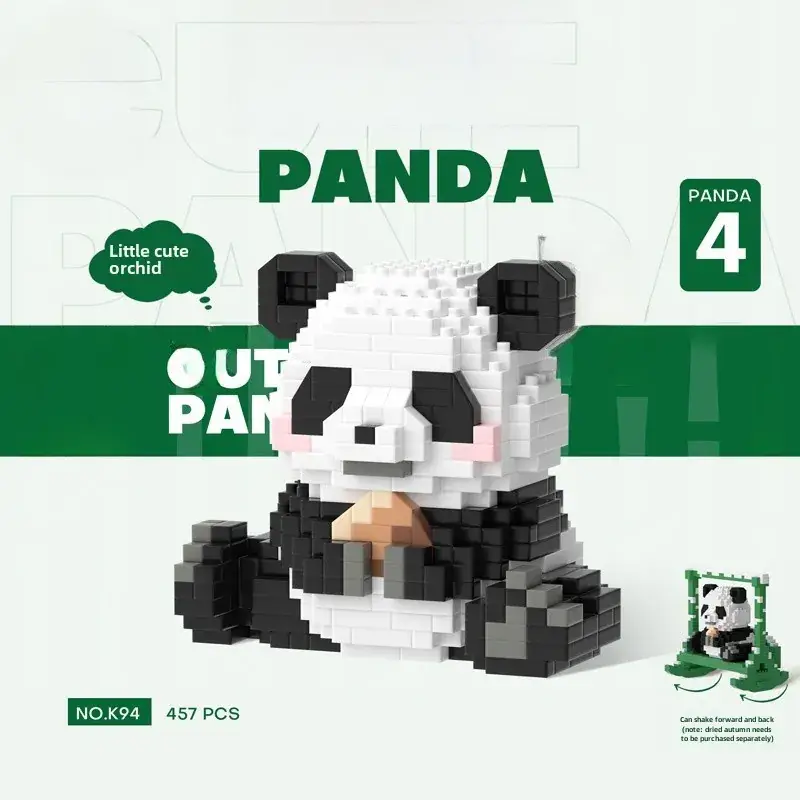 Giant Panda Fruit Building Blocks for Kids - Image 22