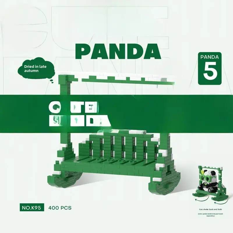 Giant Panda Fruit Building Blocks for Kids - Image 23