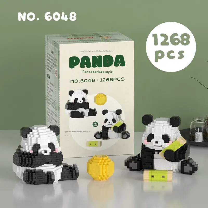 Giant Panda Fruit Building Blocks for Kids - Image 3