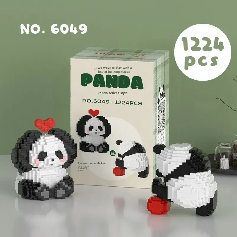 Giant Panda Fruit Building Blocks for Kids - Image 4