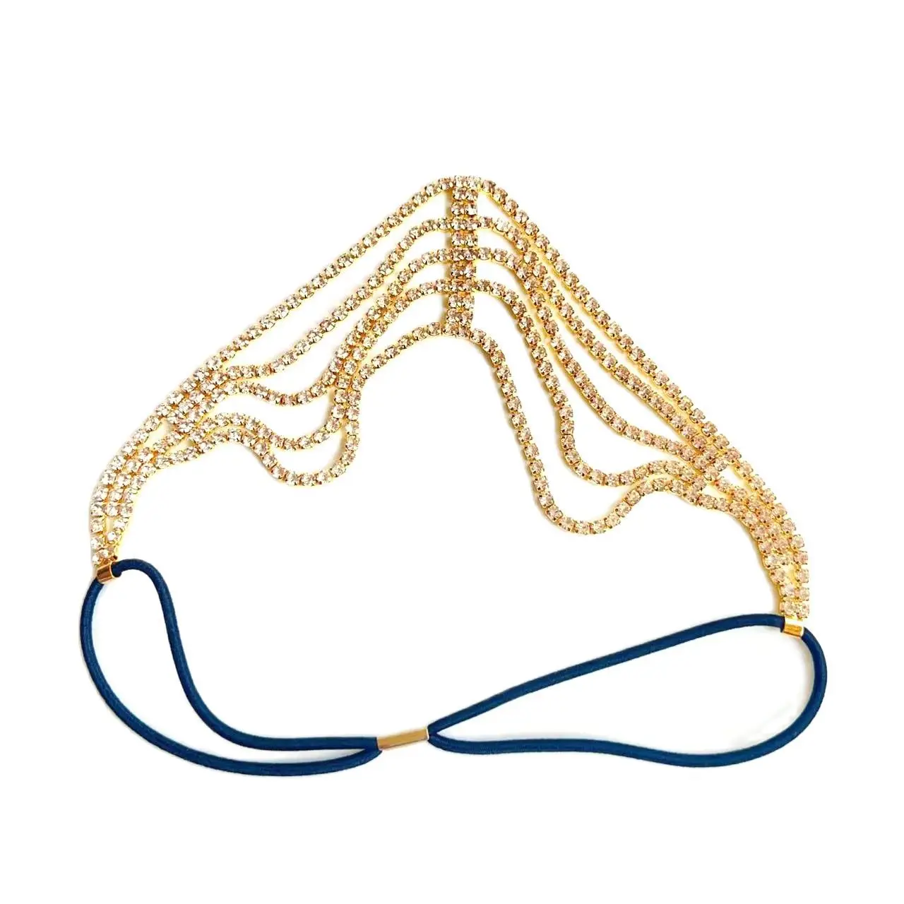 Multi-layer Rhinestone Elastic Hair Band for Women — feature 4