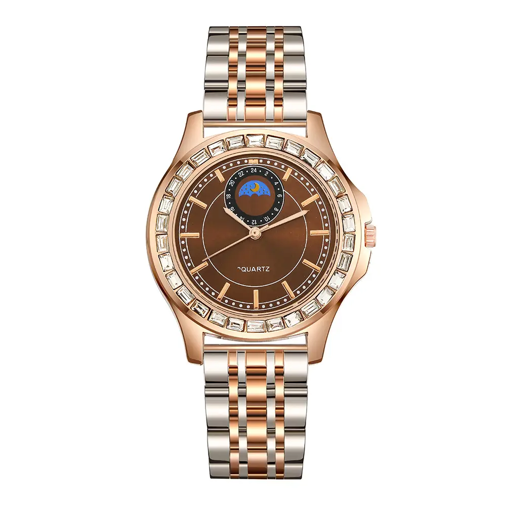 3PCs Women's Quartz Watch Set with Bracelet & Box