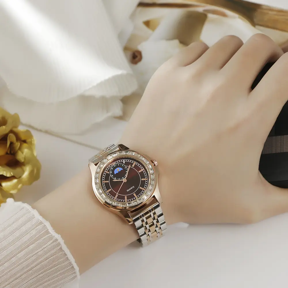 3PCs Women's Quartz Watch Set with Bracelet & Box — feature 12