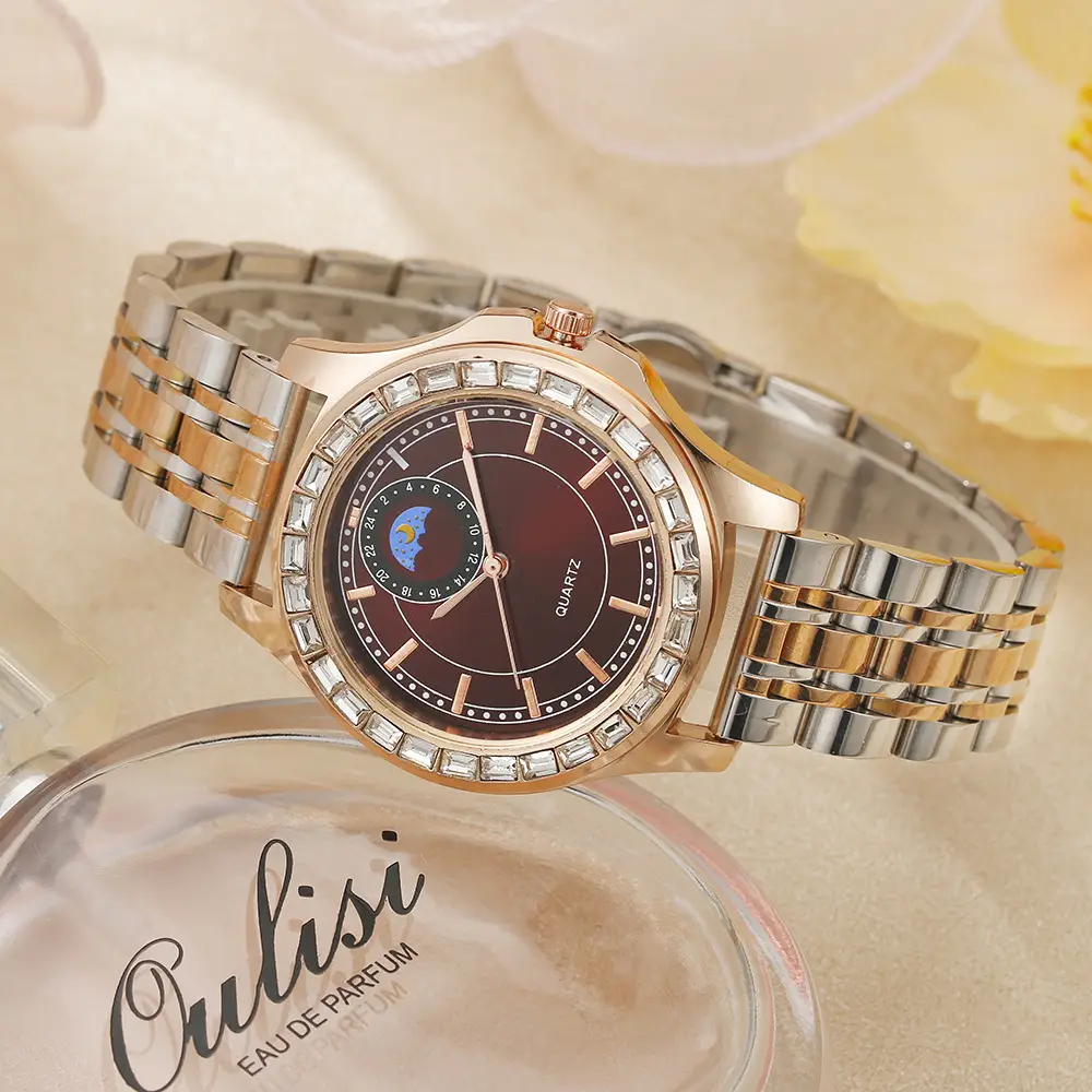 3PCs Women's Quartz Watch Set with Bracelet & Box — feature 8