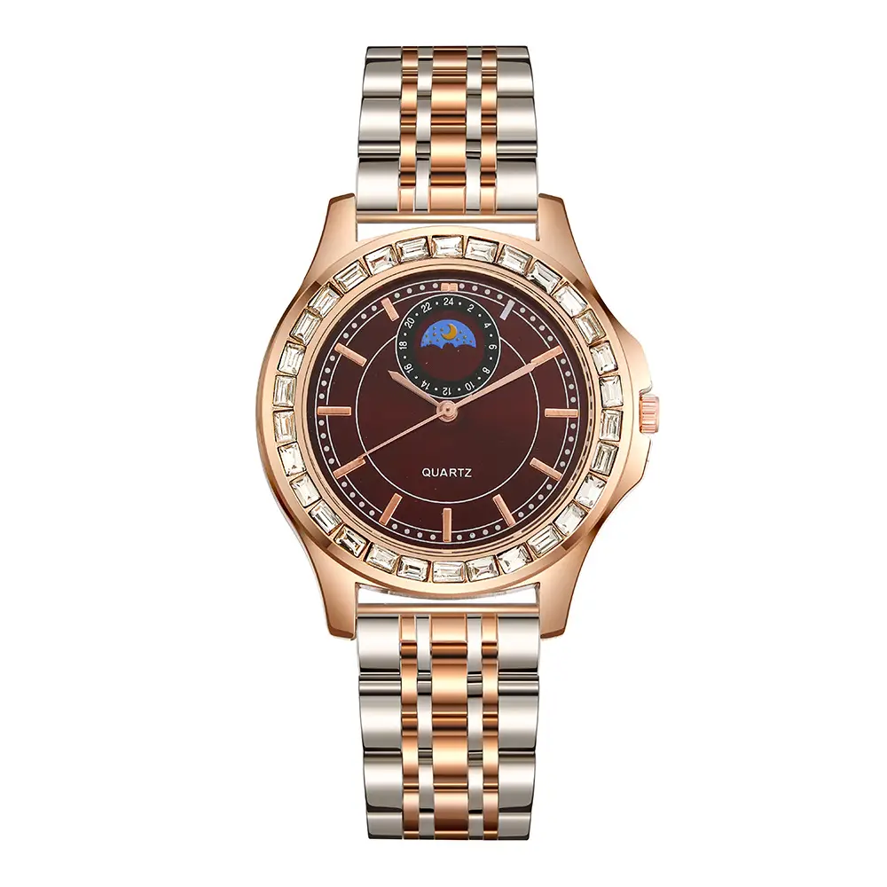 3PCs Women's Quartz Watch Set with Bracelet & Box