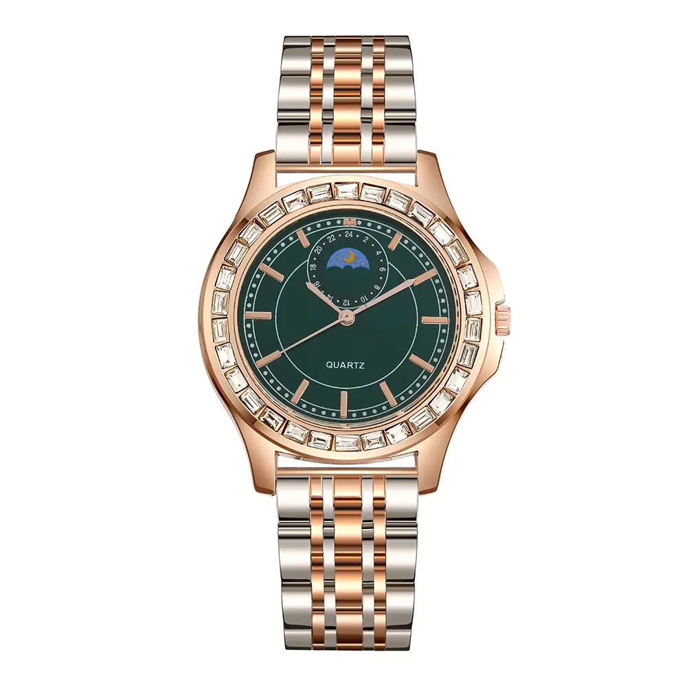 3PCs Women's Quartz Watch Set with Bracelet & Box